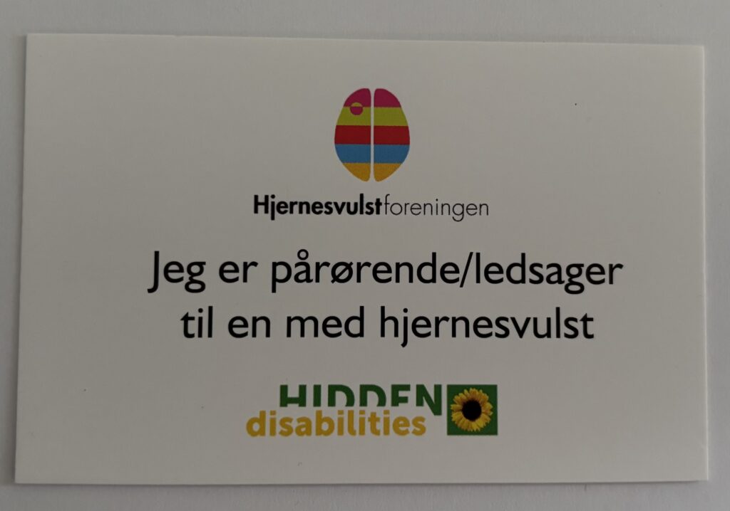 Pårørendekort